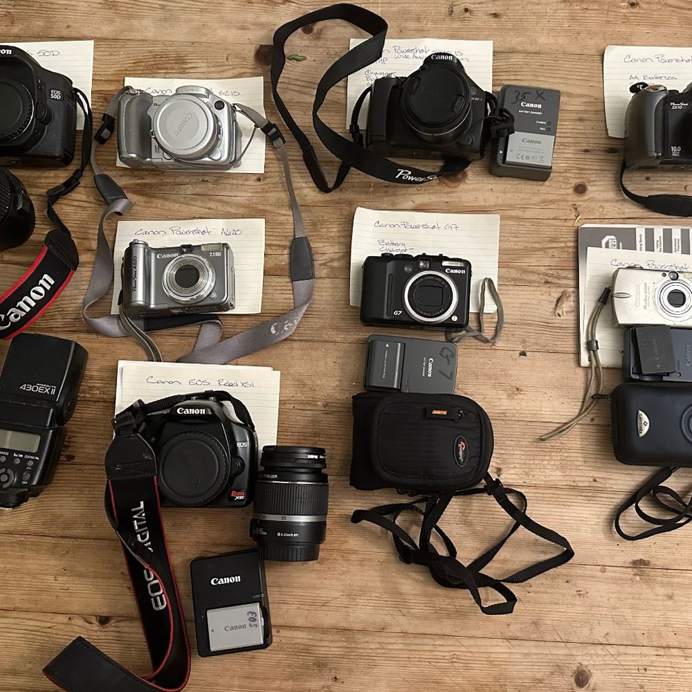 Lot of Canon Cameras